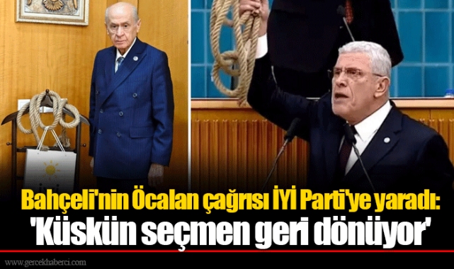 Bahçeli'nin Öcalan çağrısı İYİ Parti'ye yaradı: 'Küskün seçmen geri dönüyor'