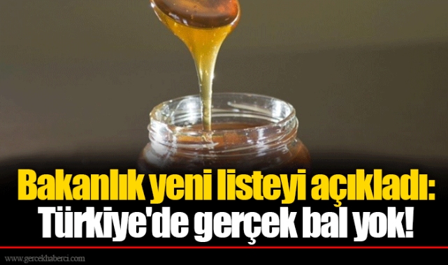 Bakanlık yeni listeyi açıkladı: Türkiye'de gerçek bal yok!
