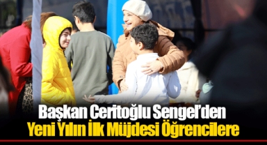 Başkan Ceritoğlu Sengel’den Yeni Yılın İlk Müjdesi Öğrencilere