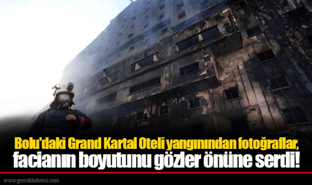 Bolu'daki Grand Kartal Oteli yangınından fotoğraflar, facianın boyutunu gözler önüne serdi!