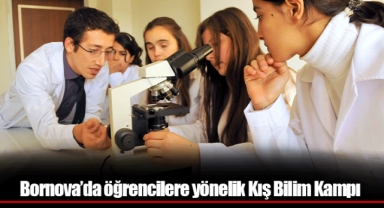 Bornova’da öğrencilere yönelik Kış Bilim Kampı