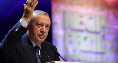 Erdoğan Necip Fazıl Ödül Töreni'nde: Ayasofya'yı açmak bu fakire nasip oldu