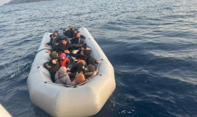 İzmir'de 44 düzensiz göçmen yakalandı