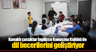 Konaklı çocuklar İngilizce Konuşma Kulübü ile dil becerilerini geliştiriyor