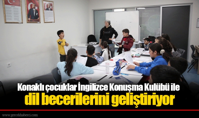Konaklı çocuklar İngilizce Konuşma Kulübü ile dil becerilerini geliştiriyor