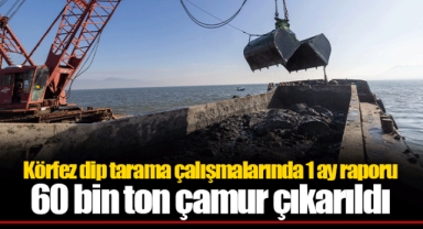 Körfez dip tarama çalışmalarında 1 ay raporu
