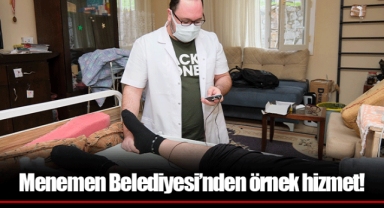 Menemen Belediyesi’nden örnek hizmet!