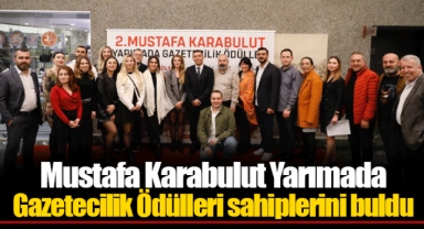 Mustafa Karabulut Yarımada Gazetecilik Ödülleri sahiplerini buldu