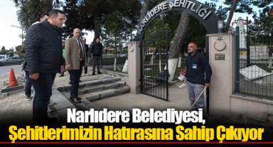 Narlıdere Belediyesi, Şehitlerimizin Hatırasına Sahip Çıkıyor