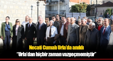 Necati Cumalı Urla’da anıldı