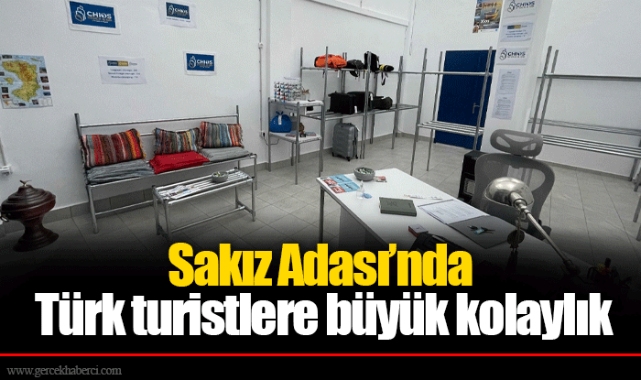 Sakız Adası’nda Türk turistlere büyük kolaylık