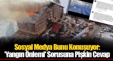 Sosyal Medya Bunu Konuşuyor: 'Yangın Önlemi' Sorusuna Pişkin Cevap