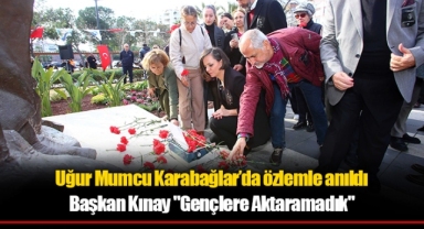 Uğur Mumcu Karabağlar’da özlemle anıldı