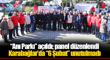 “Anı Parkı” açıldı; panel düzenlendi