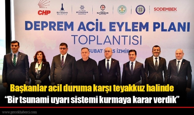 Başkanlar acil duruma karşı teyakkuz halinde