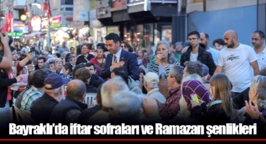 Bayraklı’da iftar sofraları ve Ramazan şenlikleri