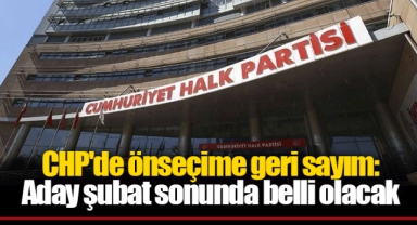CHP'de önseçime geri sayım: Aday şubat sonunda belli olacak