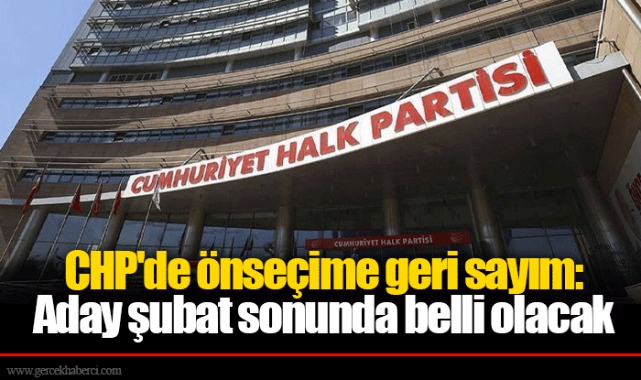 CHP'de önseçime geri sayım: Aday şubat sonunda belli olacak