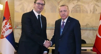 Cumhurbaşkanı Erdoğan, Sırbistan Cumhurbaşkanı Vucic ile görüştü