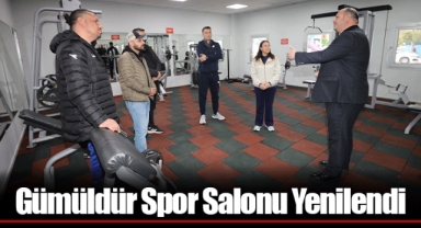 Gümüldür Spor Salonu Yenilendi