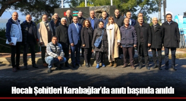 Hocalı Şehitleri Karabağlar’da anıtı başında anıldı