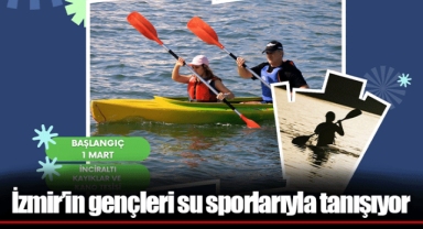 İzmir’in gençleri su sporlarıyla tanışıyor