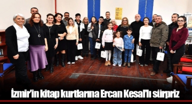 İzmir’in kitap kurtlarına Ercan Kesal’lı sürpriz