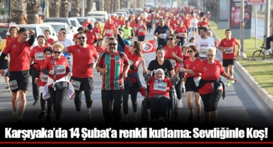 Karşıyaka’da 14 Şubat’a renkli kutlama: Sevdiğinle Koş!