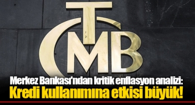 Merkez Bankası'ndan kritik enflasyon analizi: Kredi kullanımına etkisi büyük!