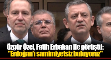 Özgür Özel, Fatih Erbakan ile görüştü: