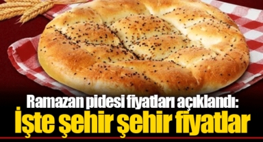 Ramazan pidesi fiyatları açıklandı: İşte şehir şehir fiyatlar