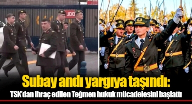 Subay andı yargıya taşındı: TSK’dan ihraç edilen Teğmen hukuk mücadelesini başlattı