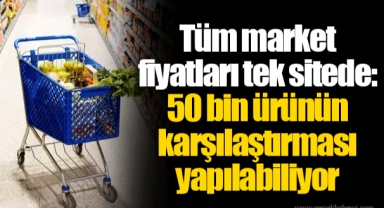 Tüm market fiyatları tek sitede: 50 bin ürünün karşılaştırması yapılabiliyor