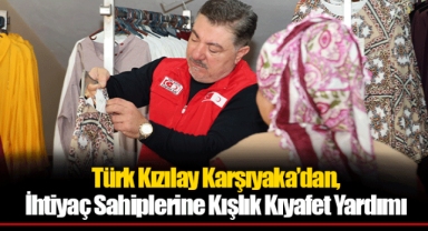 Türk Kızılay Karşıyaka’dan, İhtiyaç Sahiplerine Kışlık Kıyafet Yardımı