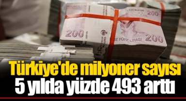 Türkiye'de milyoner sayısı 5 yılda yüzde 493 arttı