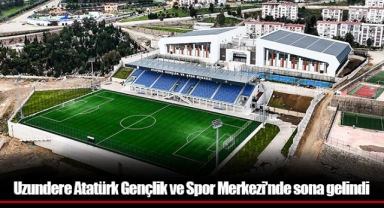 Uzundere Atatürk Gençlik ve Spor Merkezi’nde sona gelindi