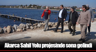 Akarca Sahil Yolu projesinde sona gelindi