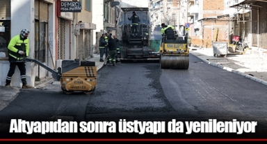 Altyapıdan sonra üstyapı da yenileniyor