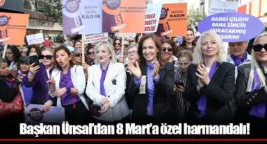 Başkan Ünsal’dan 8 Mart’a özel harmandalı!