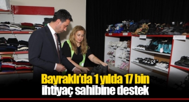 Bayraklı’da 1 yılda 17 bin ihtiyaç sahibine destek