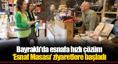 Bayraklı'da esnafa hızlı çözüm