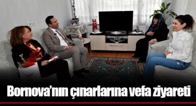 Bornova’nın çınarlarına vefa ziyareti