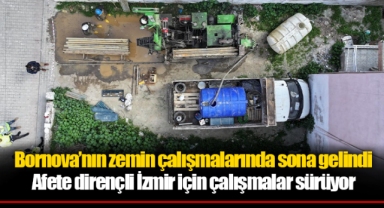 Bornova’nın zemin çalışmalarında sona gelindi