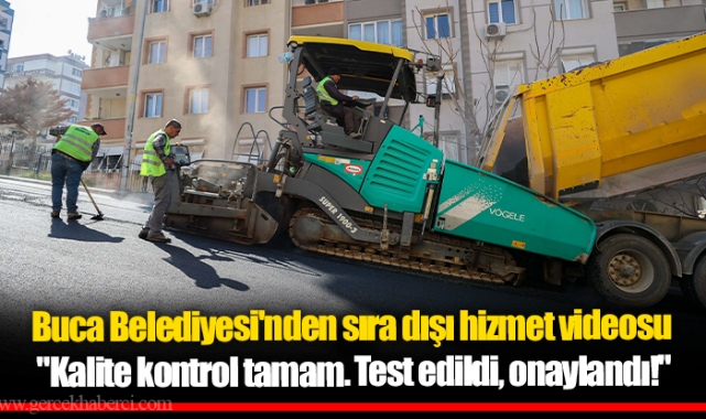 Buca Belediyesi'nden sıra dışı hizmet videosu