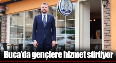 Buca’da gençlere hizmet sürüyor