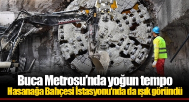 Buca Metrosu’nda yoğun tempo
