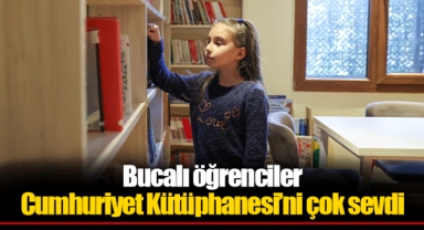 Bucalı öğrenciler Cumhuriyet Kütüphanesi’ni çok sevdi