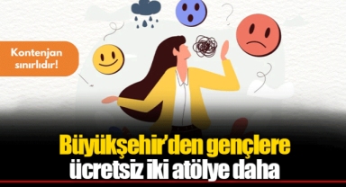 Büyükşehir’den gençlere ücretsiz iki atölye daha