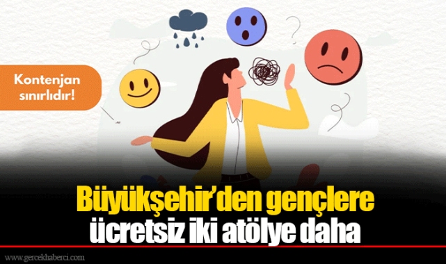 Büyükşehir’den gençlere ücretsiz iki atölye daha