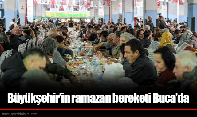 Büyükşehir’in ramazan bereketi Buca’da